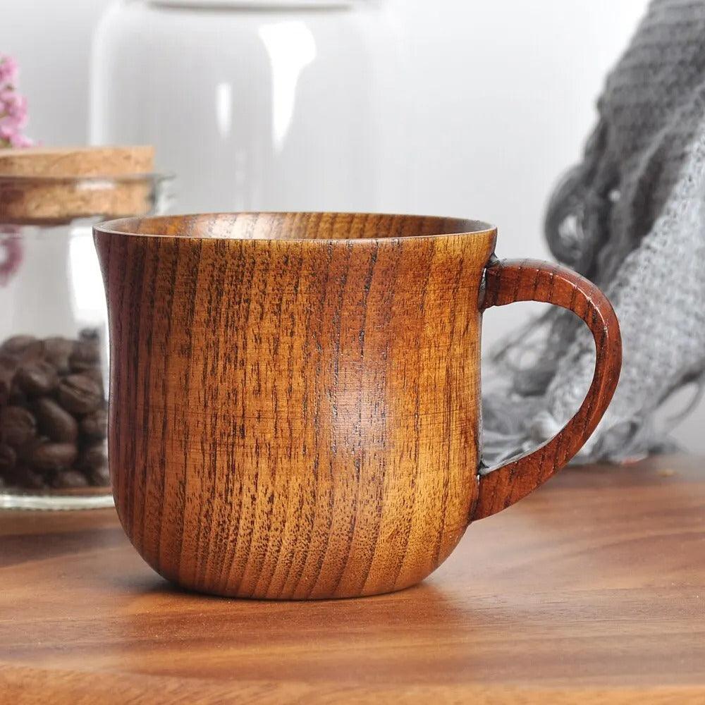 Large Solid Jujube Wood Cup