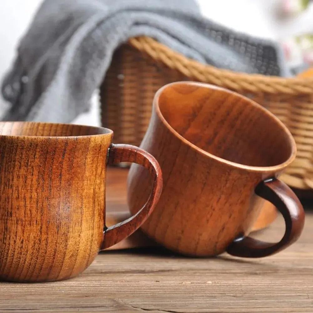 Large Solid Jujube Wood Cup