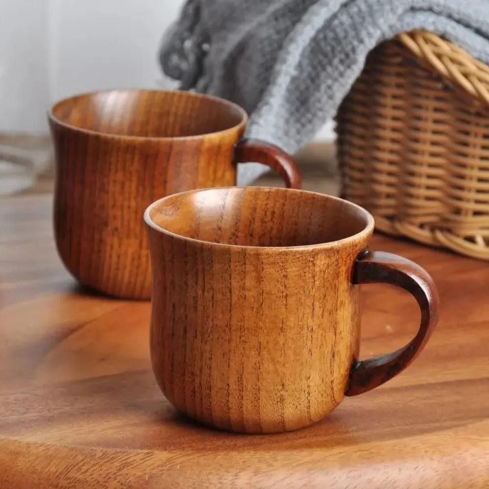 Large Solid Jujube Wood Cup