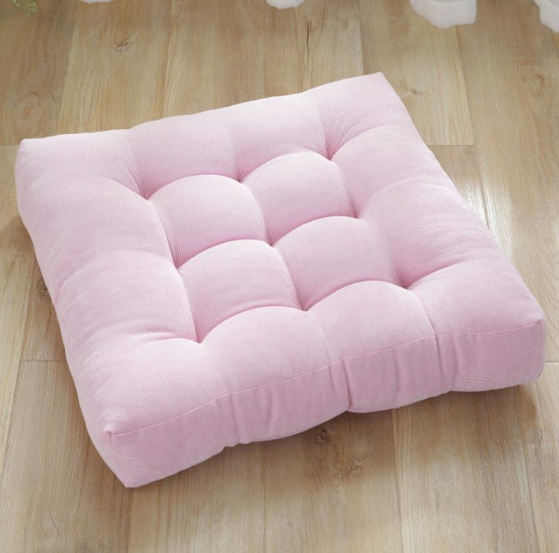 Large Soft Corduroy Floor Cushion - Japanese Design