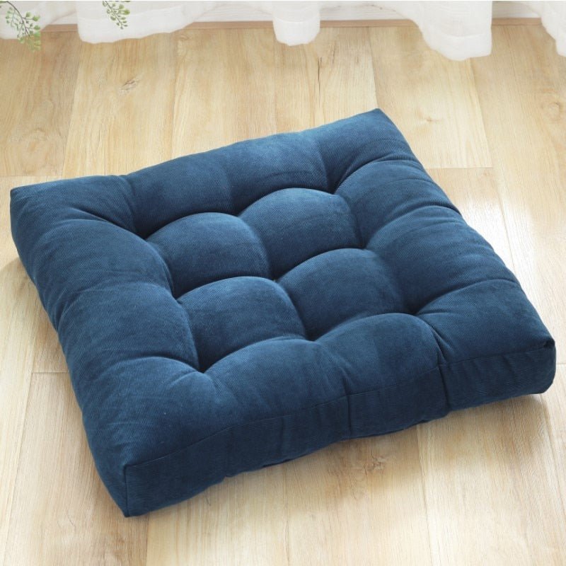 Large Soft Corduroy Floor Cushion - Japanese Design