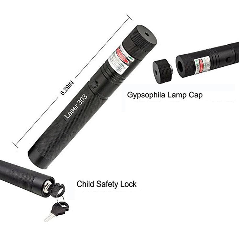 High-Power Laser Pointer 303 for Presentations and Outdoor Use
