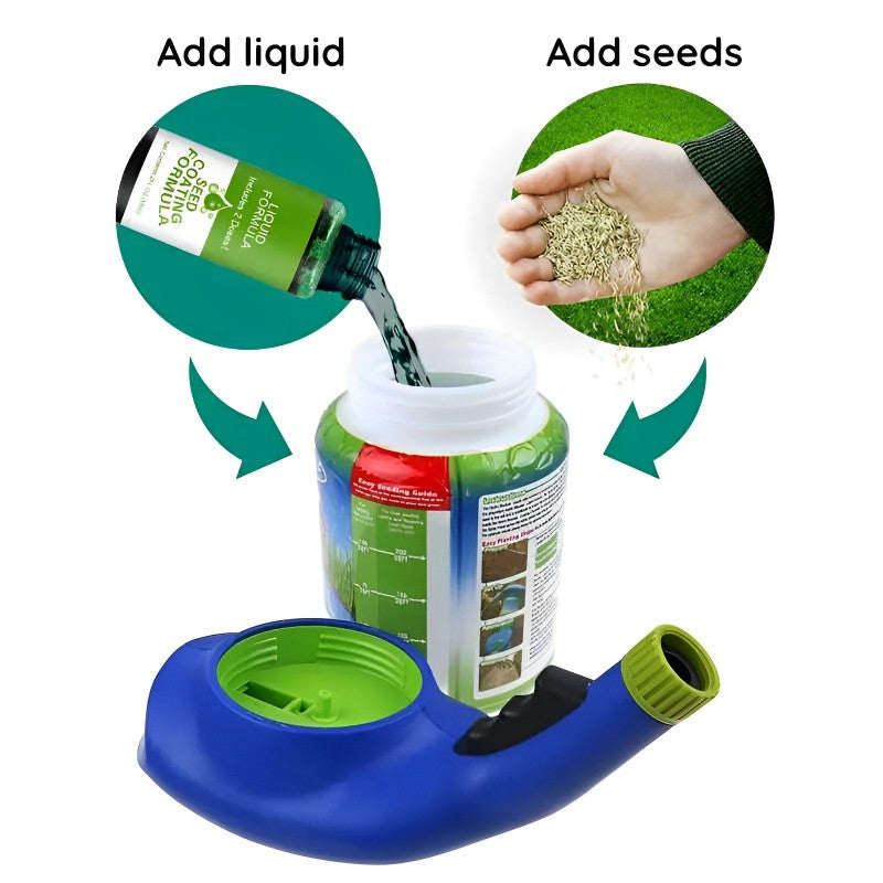 Lawn Repair Spray for Quick Bald Spot Fix