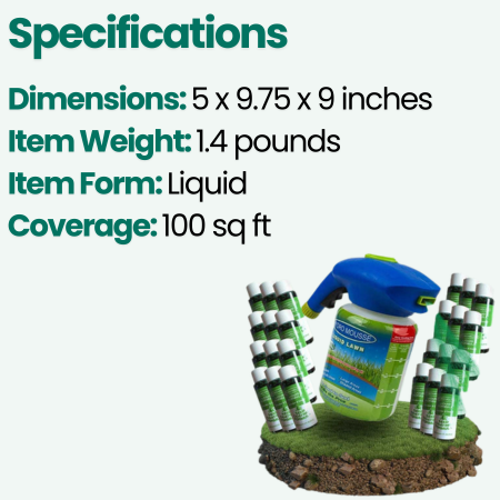 Lawn Repair Spray for Quick Bald Spot Fix
