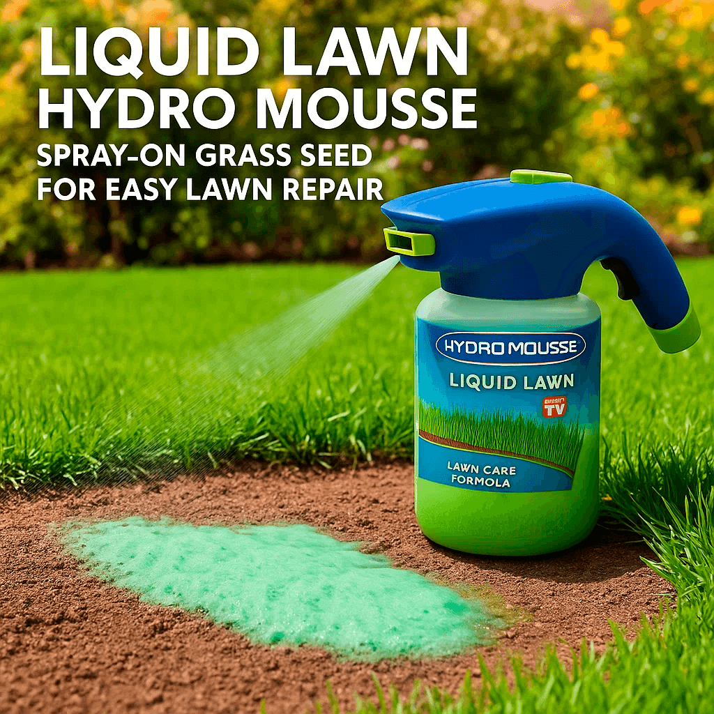 Lawn Repair Spray for Quick Bald Spot Fix