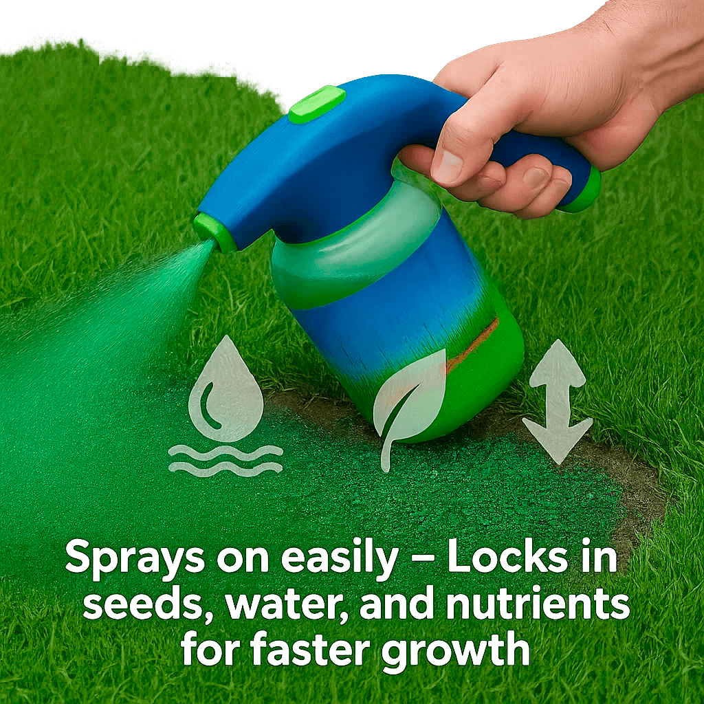 Lawn Repair Spray for Quick Bald Spot Fix