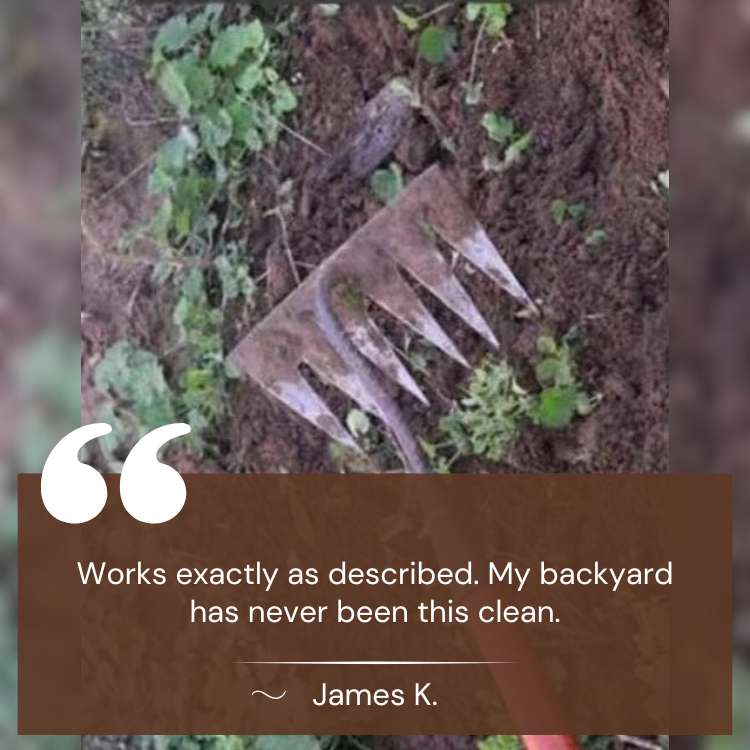 Stainless Steel Weeding Rake with Deep-Penetrating Tines