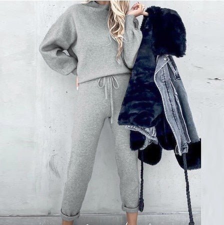 Stylish Women's Pullover and Pants Set