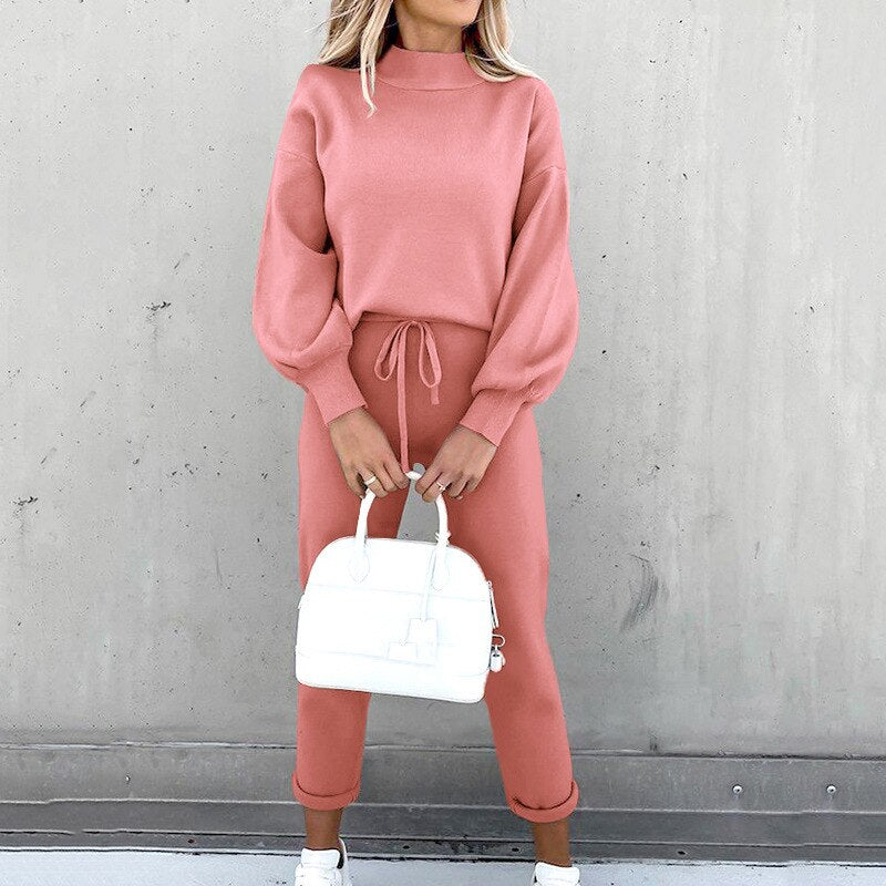 Stylish Women's Pullover and Pants Set