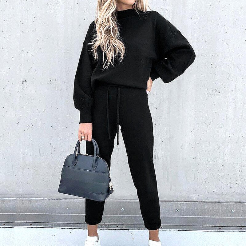 Stylish Women's Pullover and Pants Set