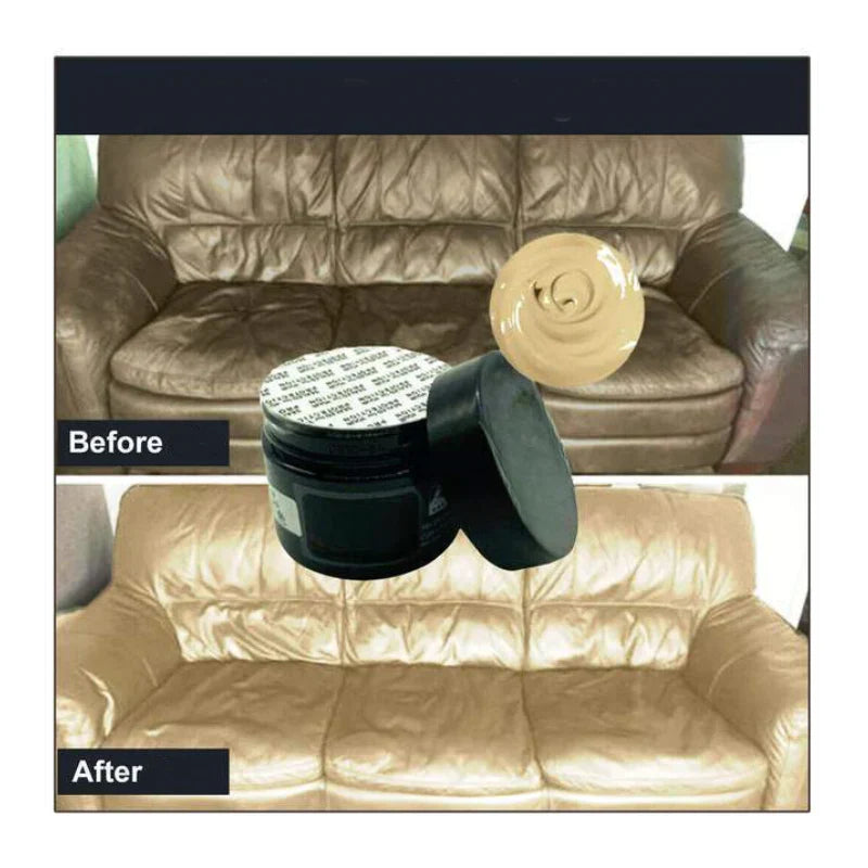Leather Restoration Cream for Worn and Faded Leather