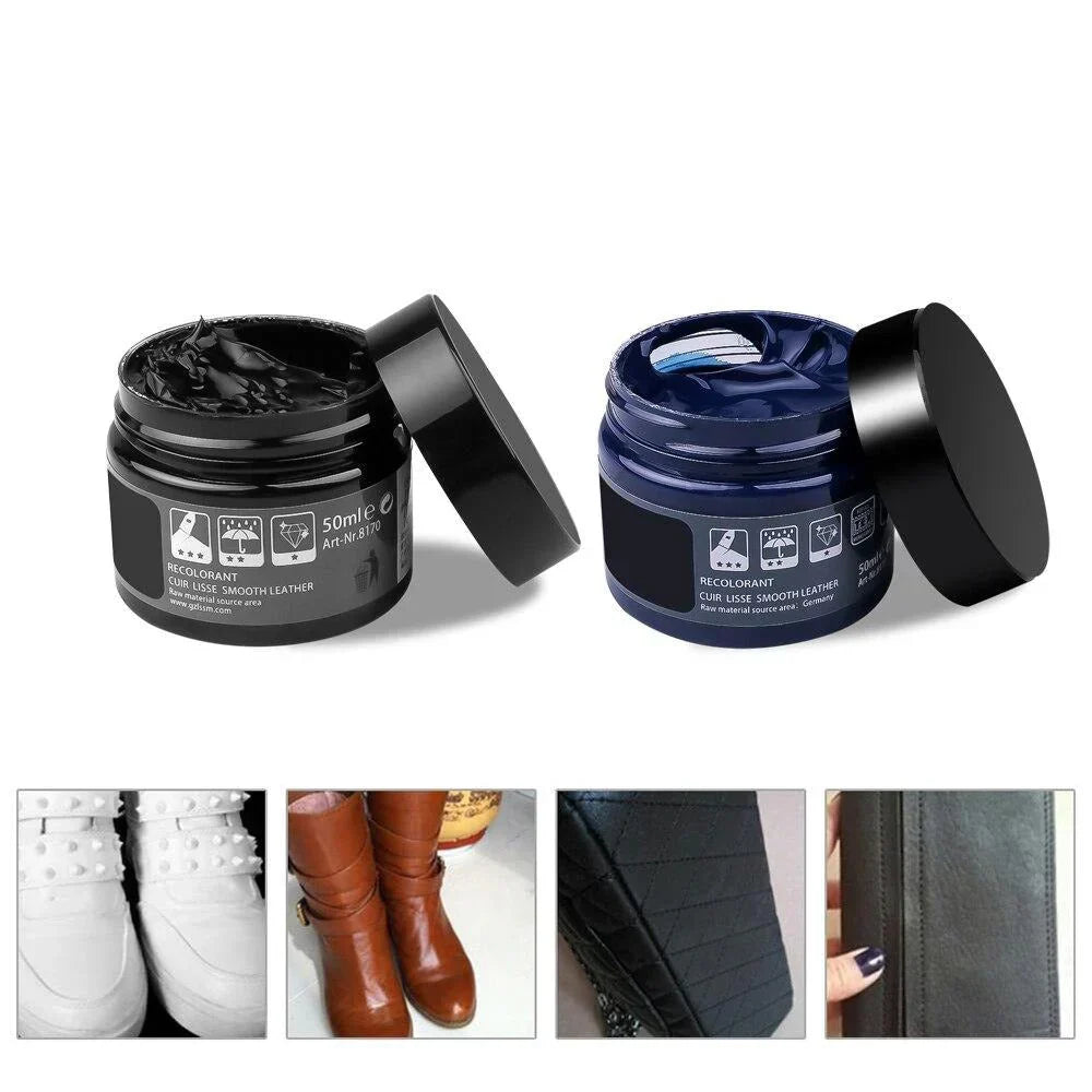 Leather Restoration Cream for Worn and Faded Leather