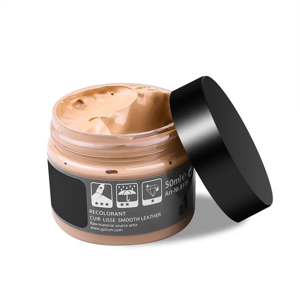 Leather Restoration Cream for Worn and Faded Leather