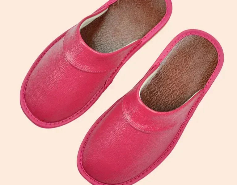 Leather Men's Slippers in 9 Colors - Lucas