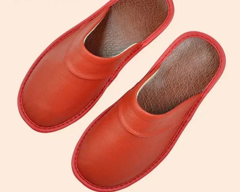 Leather Men's Slippers in 9 Colors - Lucas