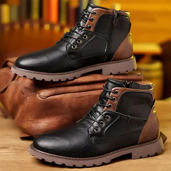 Jethro | Sturdy Orthopedic Leather Boots