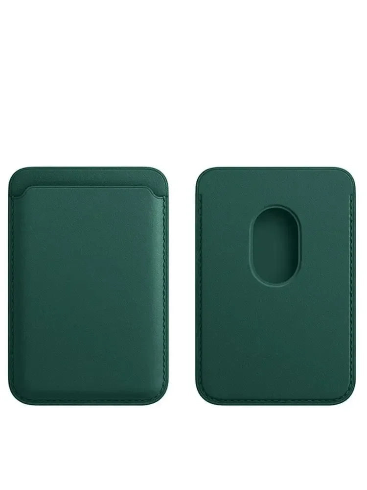 Magnetic PU Leather Card Holder Wallet for iPhone 12-15