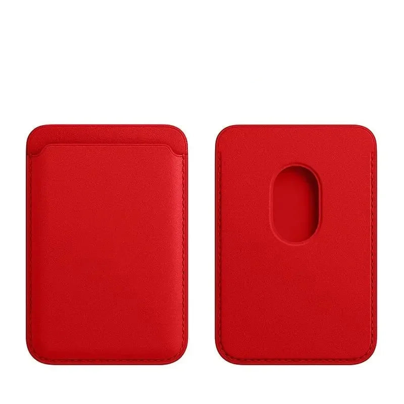 Magnetic PU Leather Card Holder Wallet for iPhone 12-15