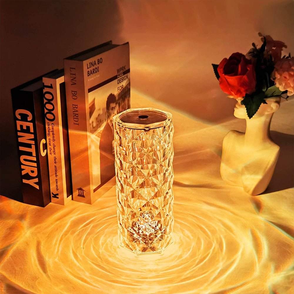 LED Crystal Effect Touch Table Lamp