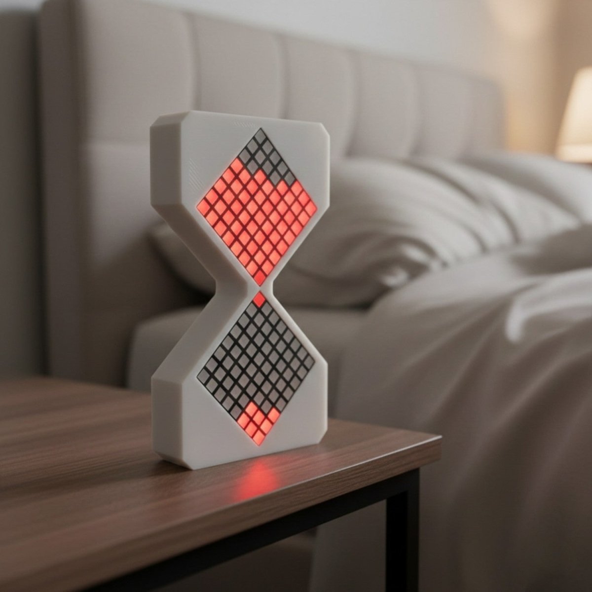 LED Digital Hourglass Timer with Modern Display