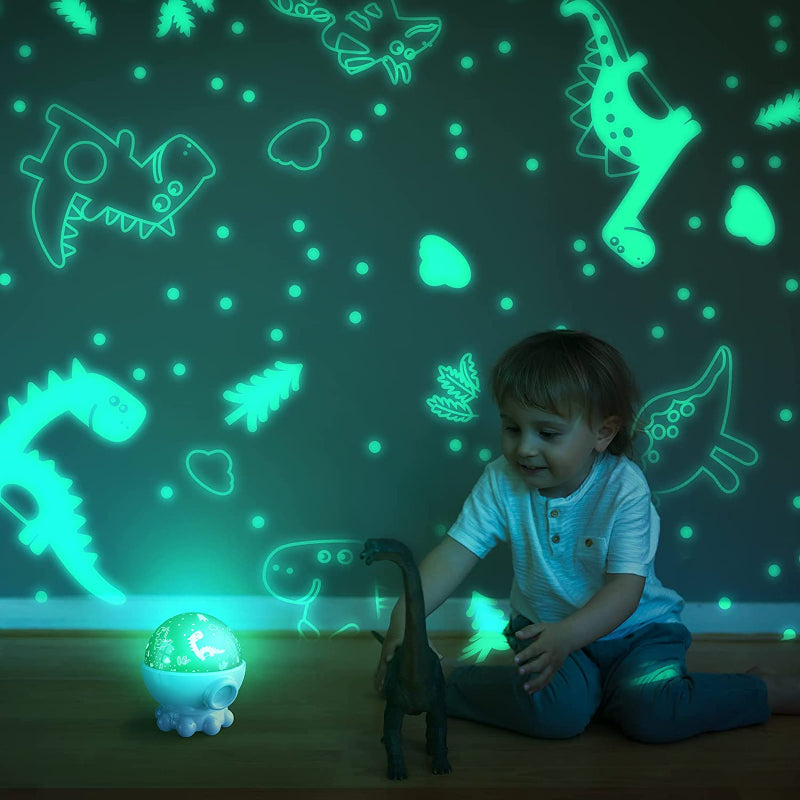 LED Night Light Projector with Ocean and Starry Sky + Music Function