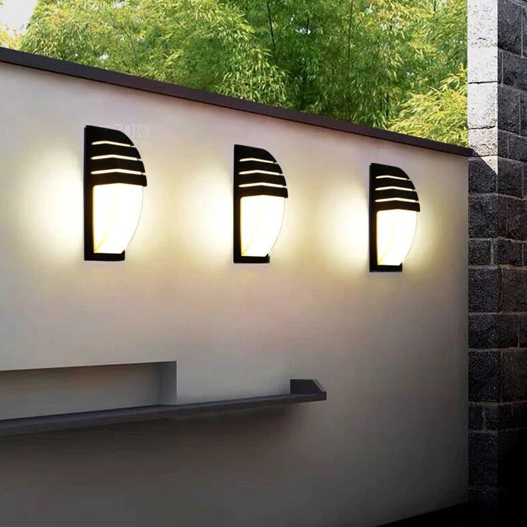 Waterproof LED Outdoor Wall Light with Radar Motion Sensor