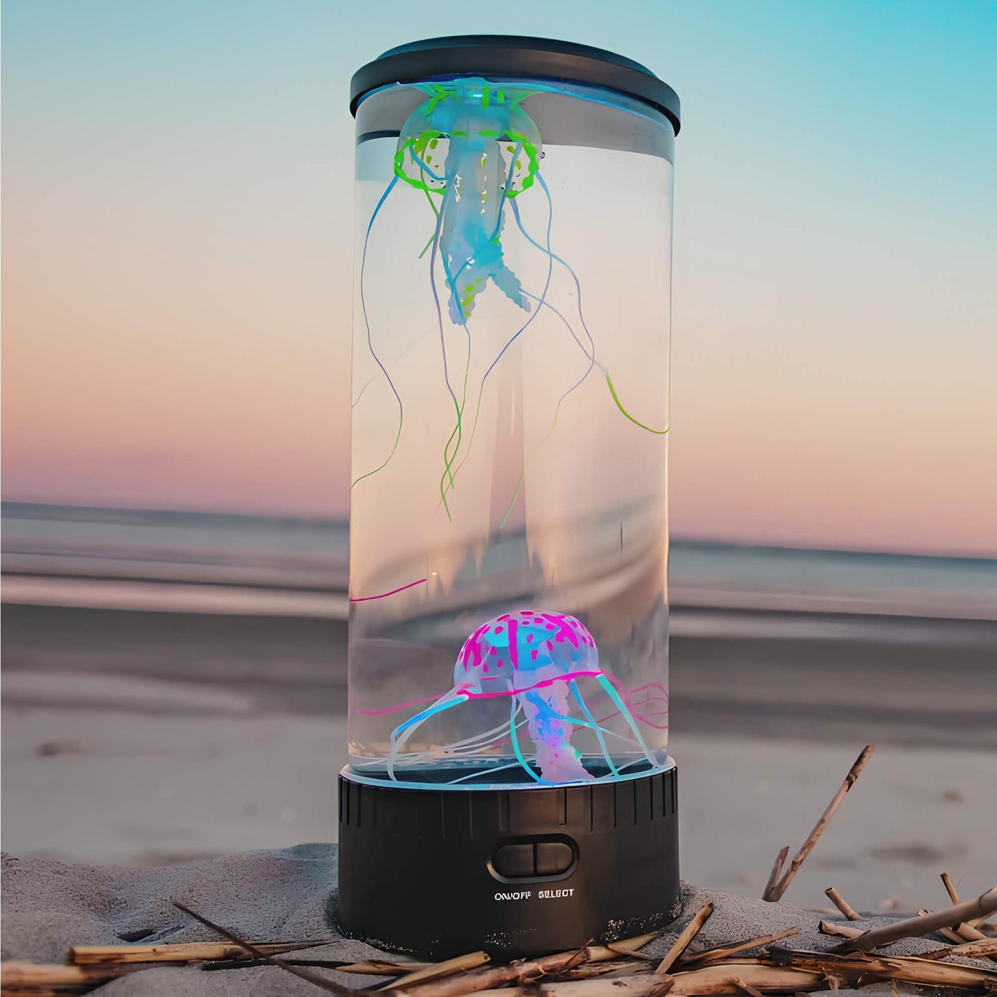 LED Jellyfish Lava Lamp with Color-Changing Lights