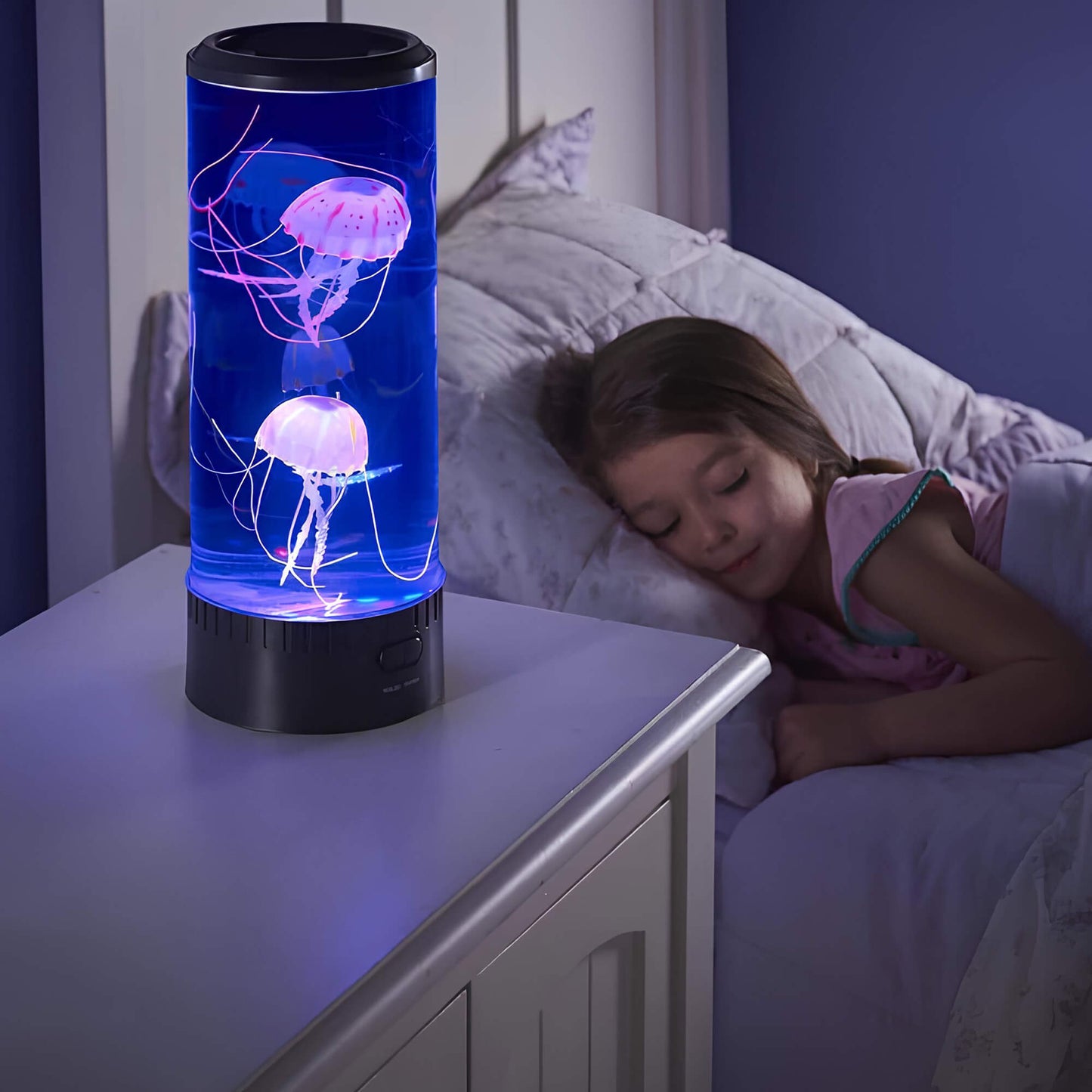 LED Jellyfish Lava Lamp with Color-Changing Lights