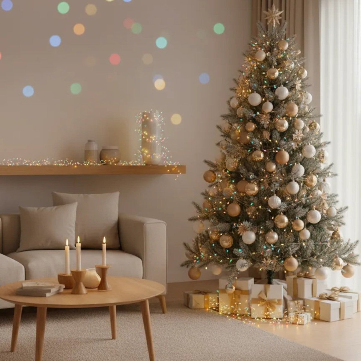 Flexible LED String Lights with Warm Glow