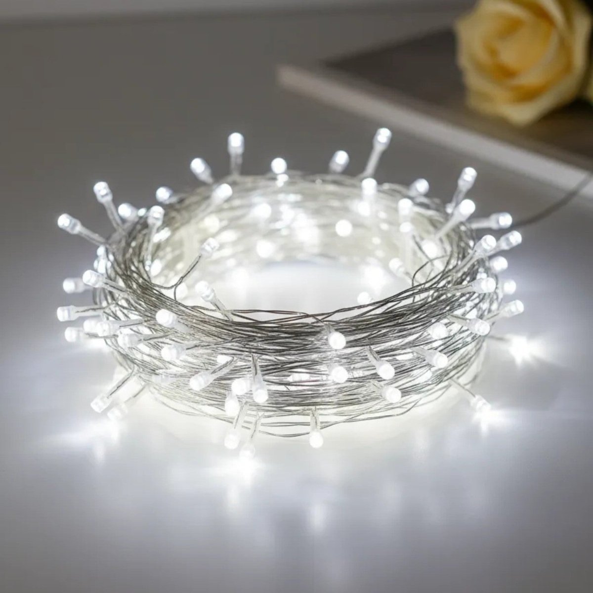 Flexible LED String Lights with Warm Glow