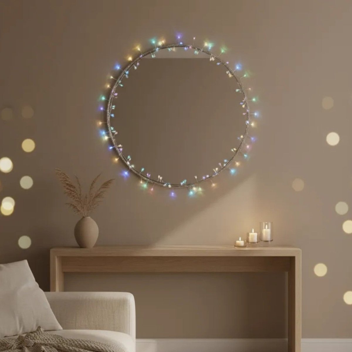 Flexible LED String Lights with Warm Glow