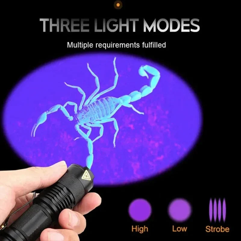 LED UV Flashlight for Pet Urine and Stain Detection