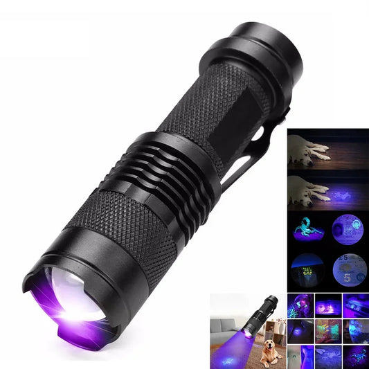 LED UV Flashlight for Pet Urine and Stain Detection