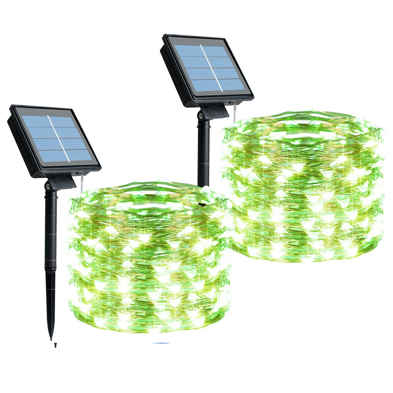 100 LED Waterproof Solar String Lights with 8 Lighting Modes