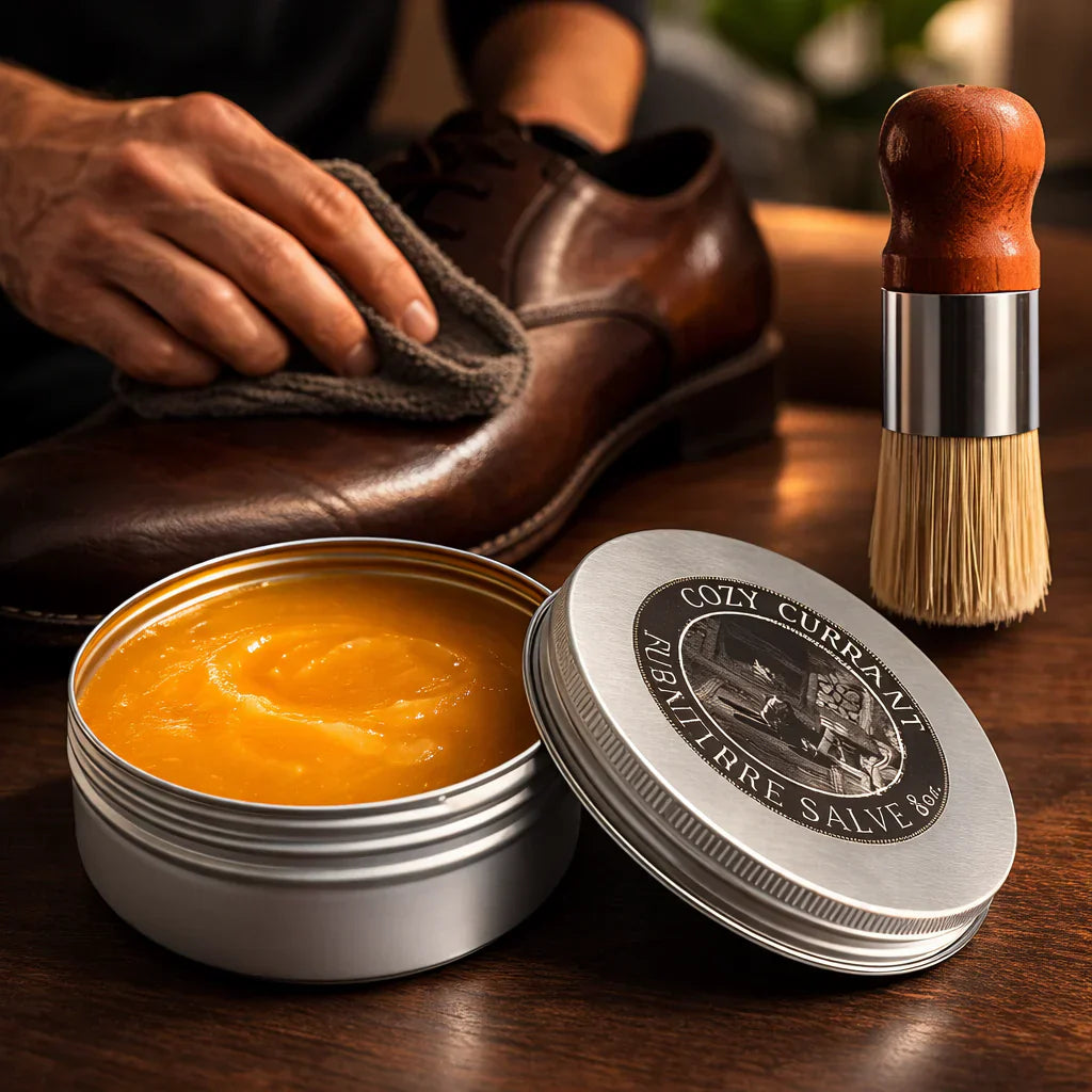 Nourishing Leather Balm for Deep Care and Regeneration