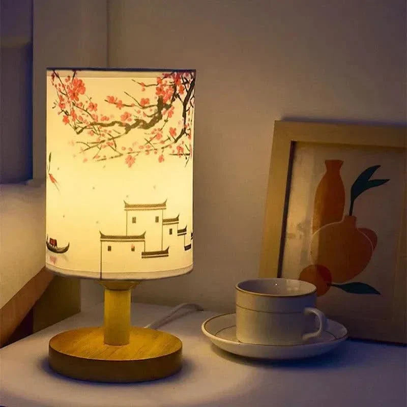 Japandi Style Touch Control LED Table Lamp