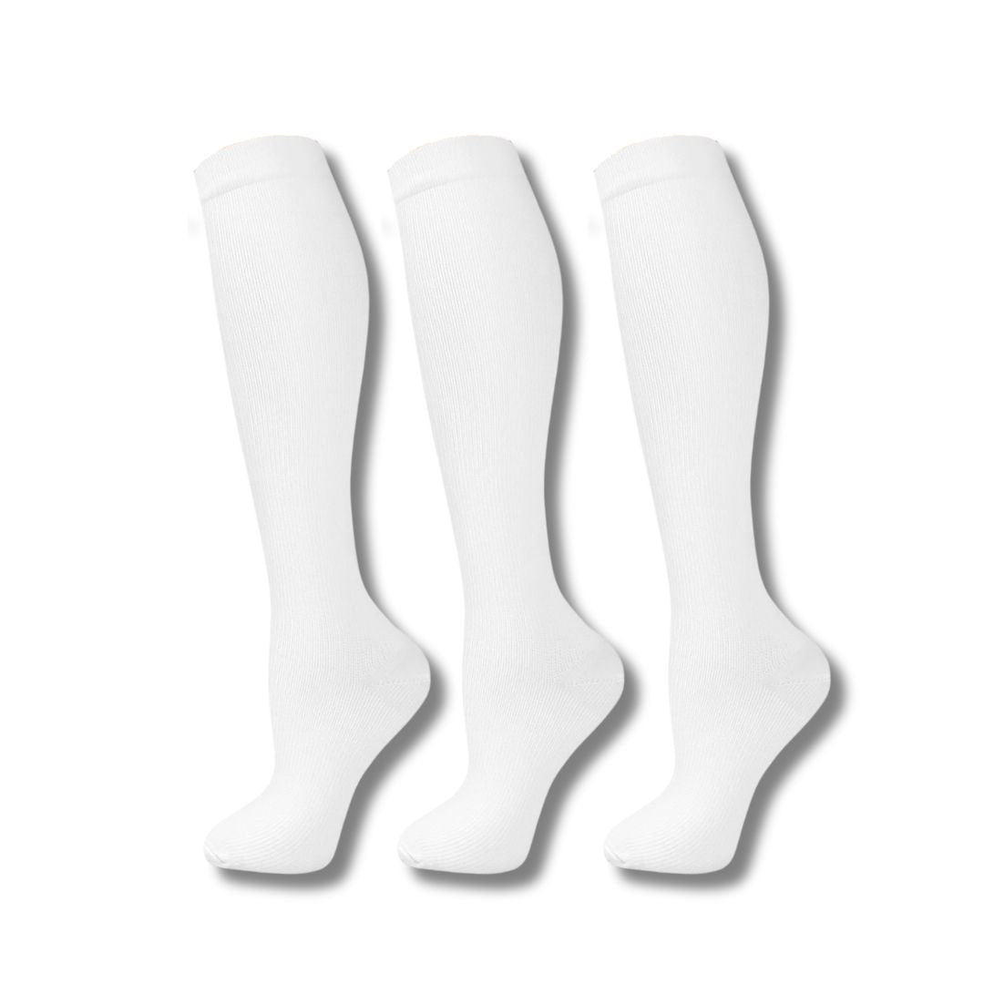 Graduated Compression Knee Socks for Swelling and Fatigue Relief