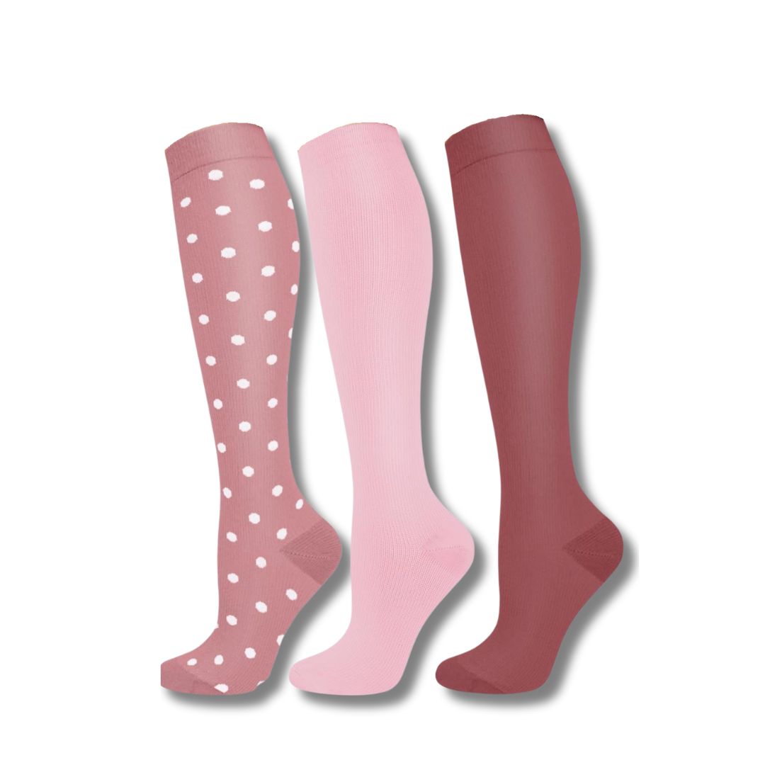 Graduated Compression Knee Socks for Swelling and Fatigue Relief