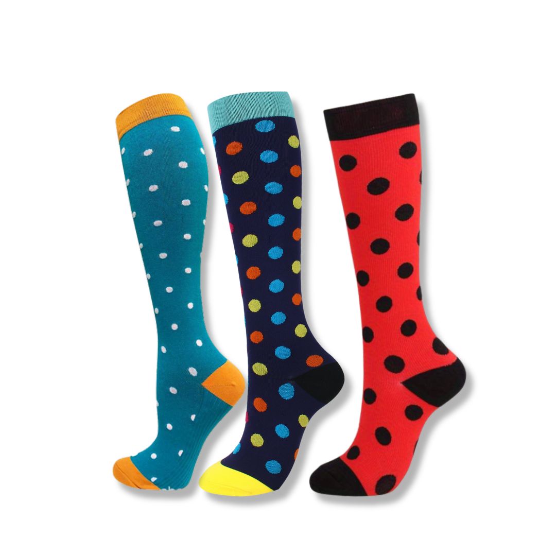 Graduated Compression Knee Socks for Swelling and Fatigue Relief