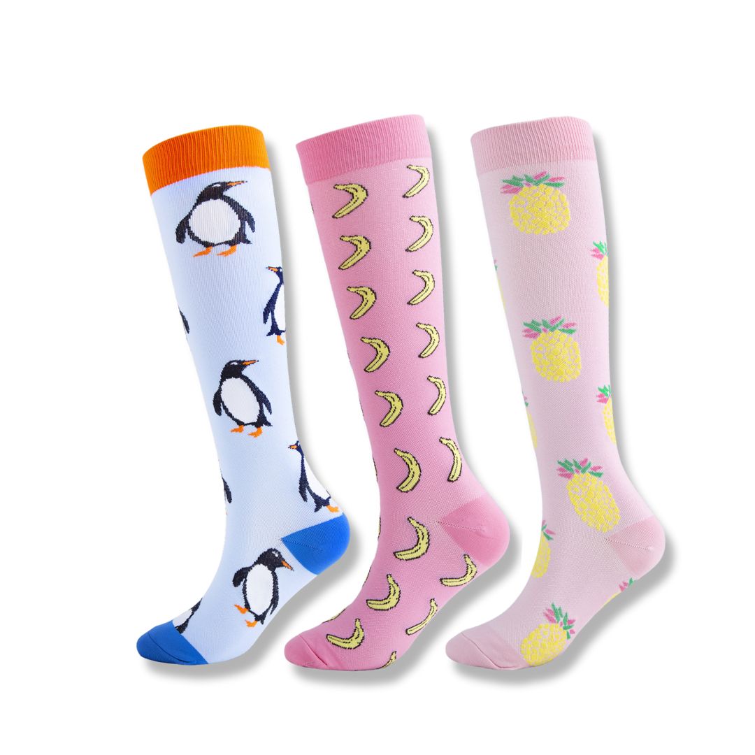 Graduated Compression Knee Socks for Swelling and Fatigue Relief