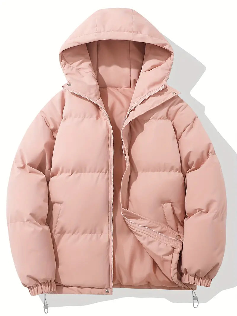 Zippered Hoodie with Versatile Hood for Comfort and Style