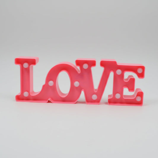 Letter Glowing Decorative Lamp for Romantic Ambiance