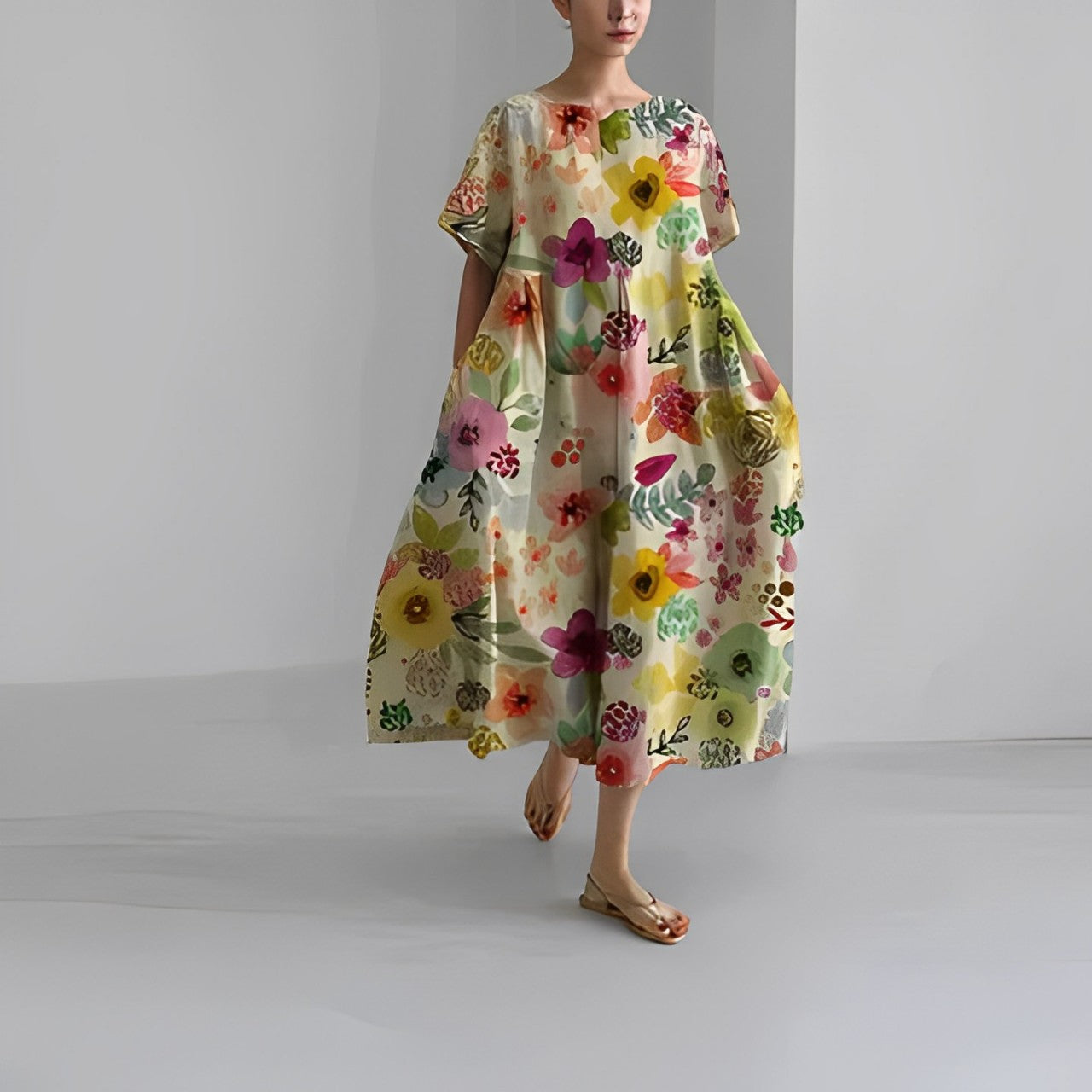 Women's Flowy Summer Maxi Dress
