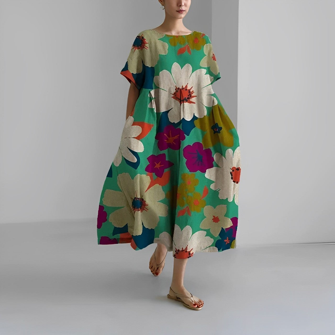 Women's Flowy Summer Maxi Dress