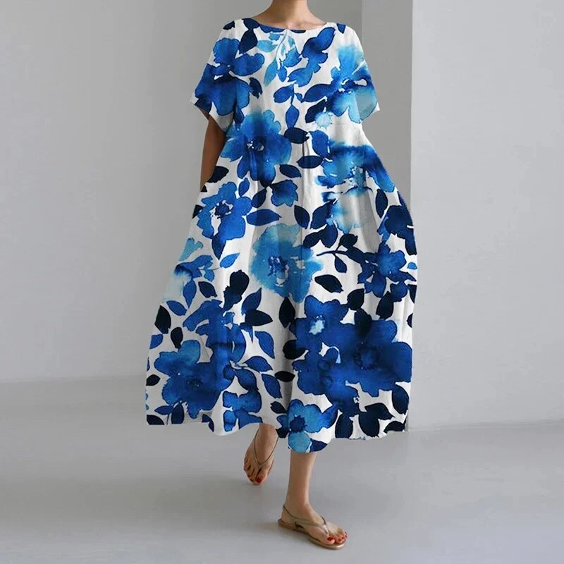 Women's Flowy Summer Maxi Dress