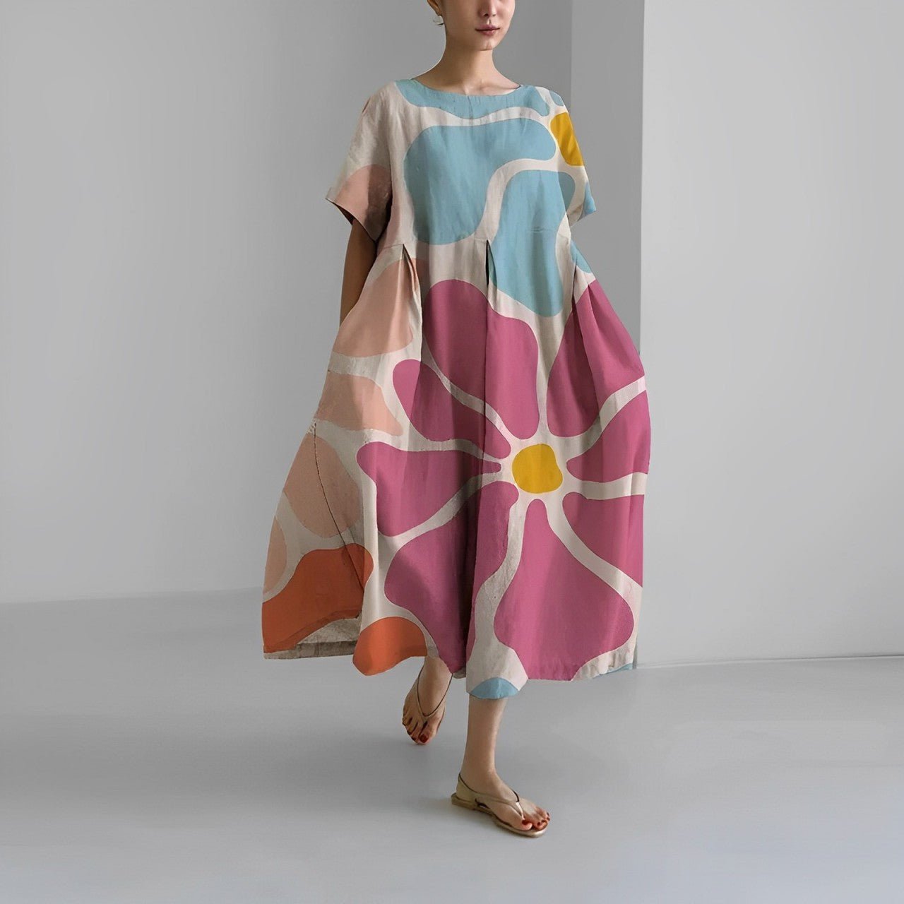 Women's Flowy Summer Maxi Dress