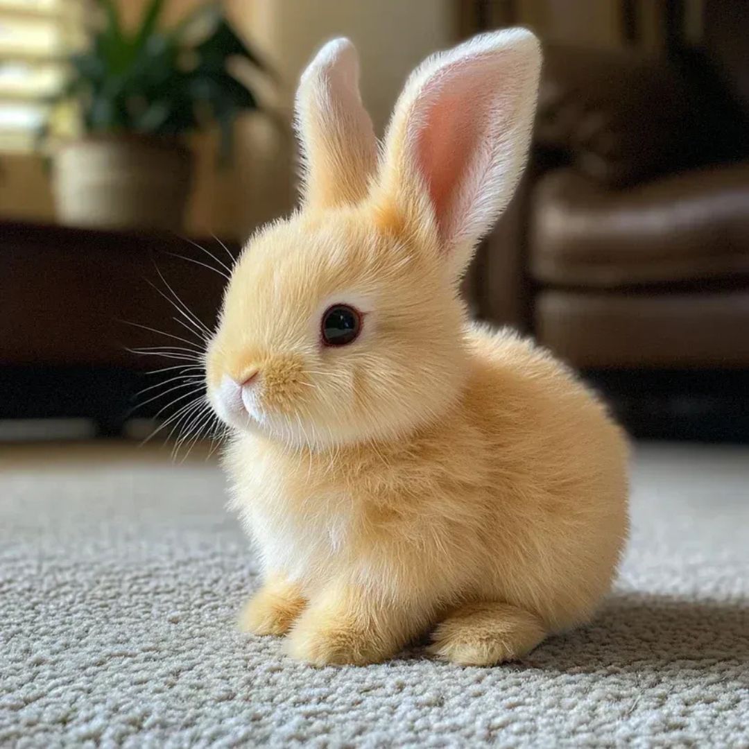 Realistic Soft Plush Bunny Toy for Kids