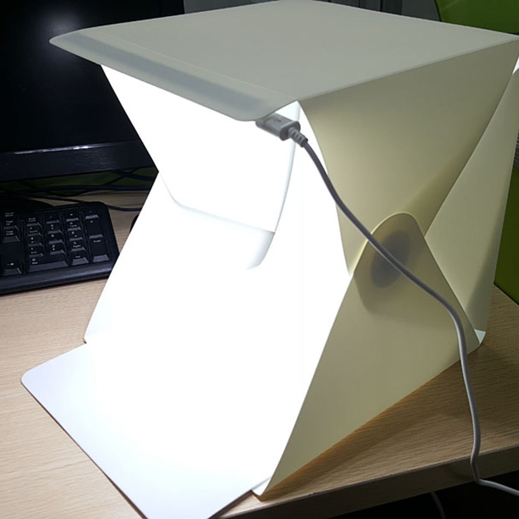 Adjustable Mini Photo Studio with 6 Backgrounds