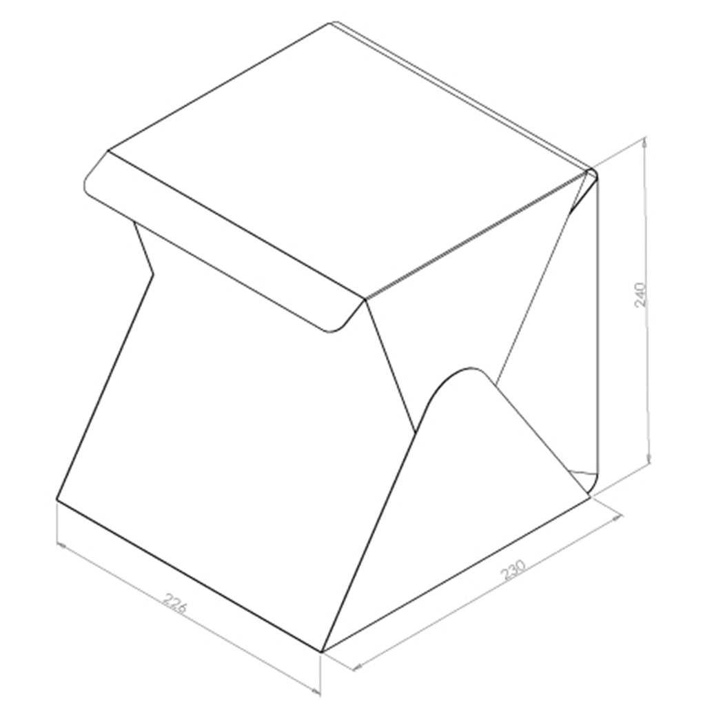 Adjustable Mini Photo Studio with 6 Backgrounds