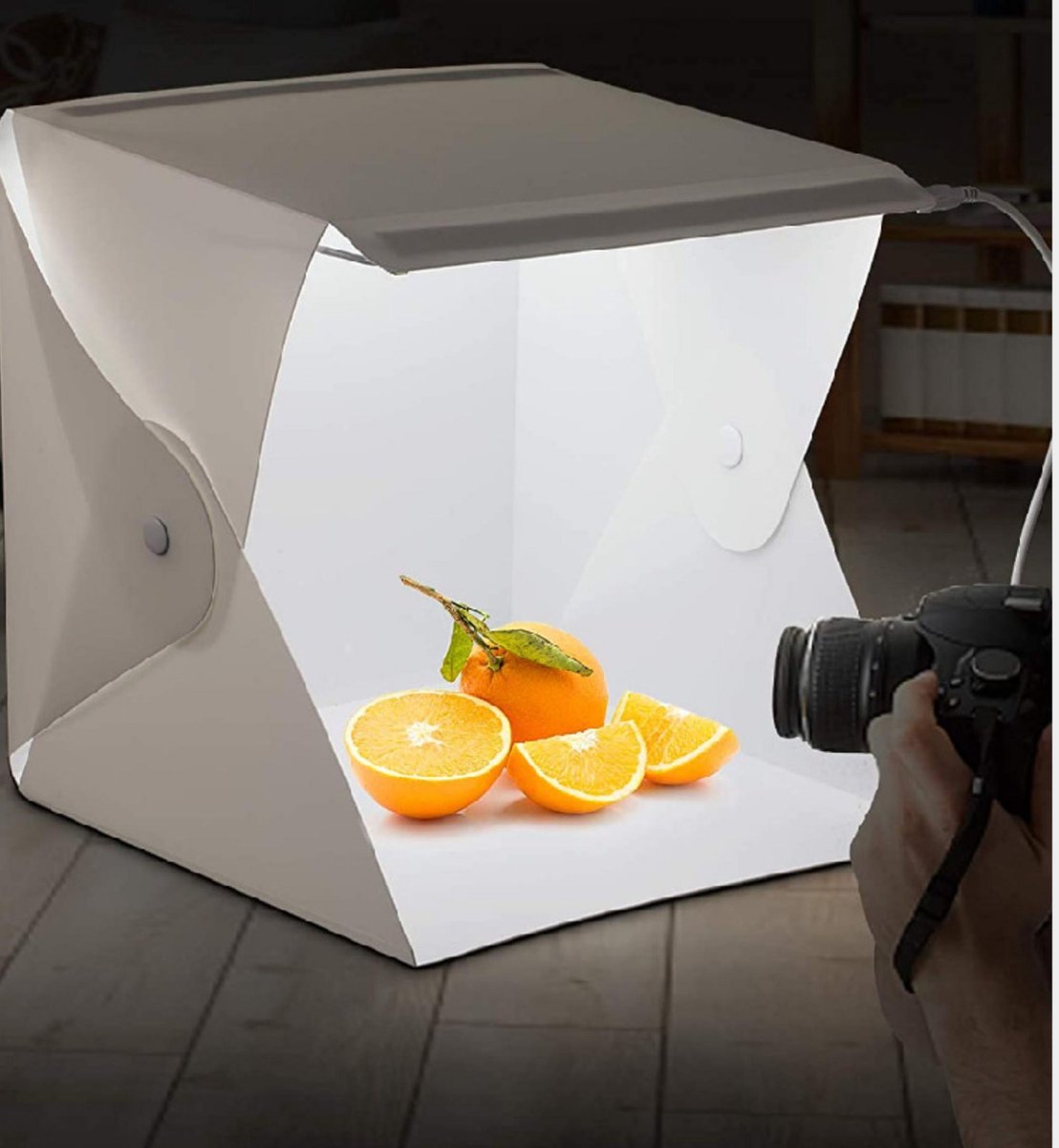 Adjustable Mini Photo Studio with 6 Backgrounds